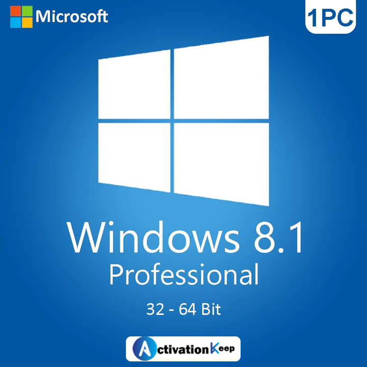 windows8.1professional Microsoft Windows 8.1 Professional – Lifetime License For 1 PC - Image 1
